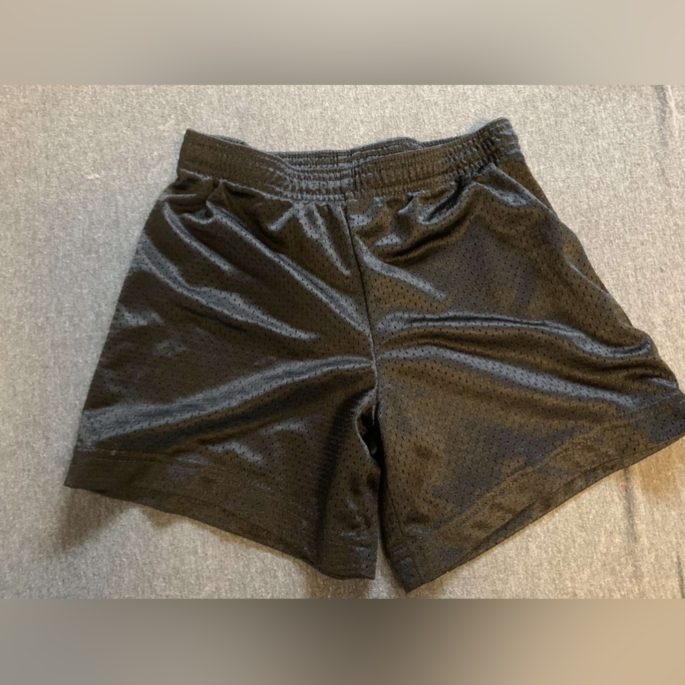 Girls black breathable shorts